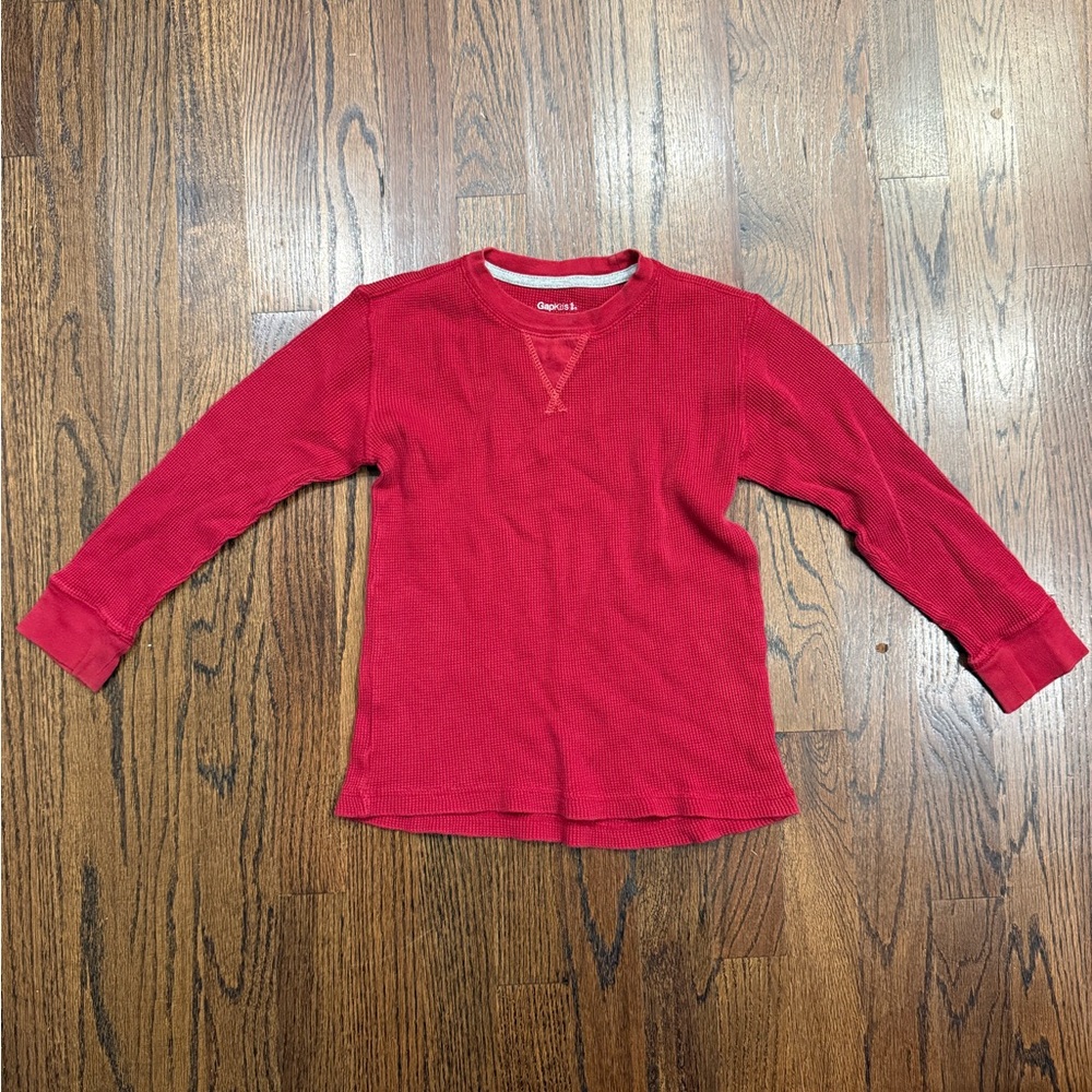 GAP Kids Red Thermal Shirt